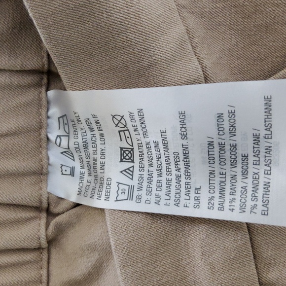 Isaac Mizrahi Women's Tan Pull-on Pants Size 18WT - Picture 7 of 7